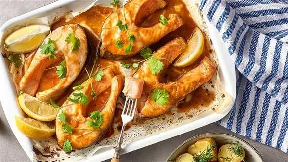 Łosoś w orientalnej marynacie