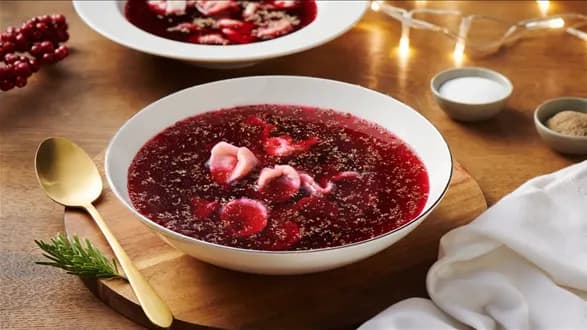 Wegańskie uszka nadziewane soczewicą