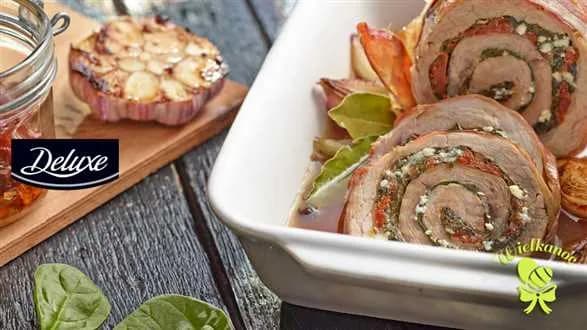 Łopatka z suszonymi pomidorami