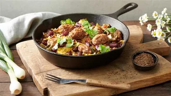 Gulasz z pulpetami jagnięcymi