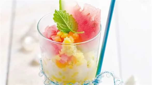 Sorbet brzoskwiniowy z arbuzem