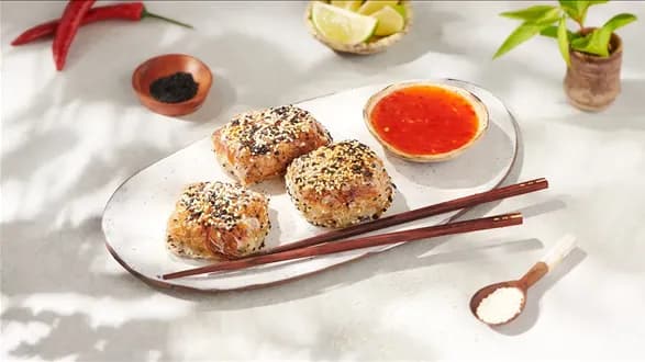 Faszerowane sakiewki azjatyckie z airfryera