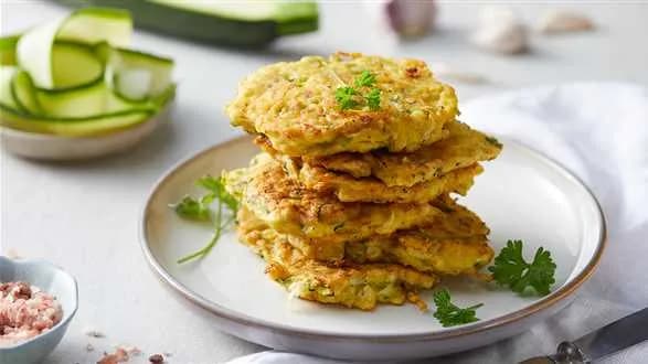 Wegańskie placki z cukinii