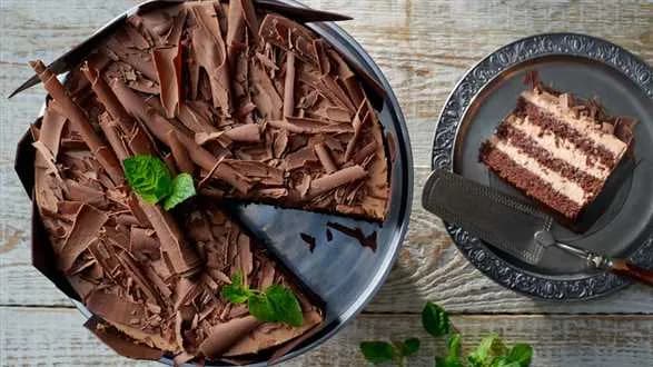 Tort czekoladowo-miętowy