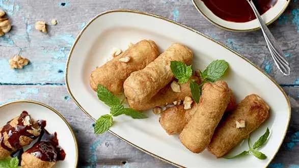 Sajgonki z ciasta francuskiego