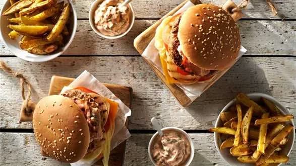 Megahamburgery wieprzowe