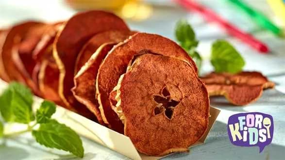 Jabłkowe chipsy z cynamonem