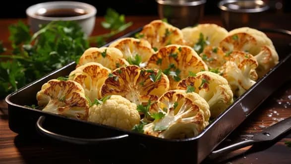 Pieczony kalafior — podstawowy przepis