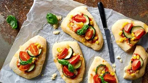 Wegetariańska naan pizza