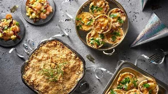 Crumble warzywny z fetą i grana padano