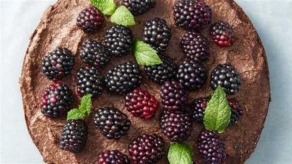 Ciasto kawowe z kremem z awokado