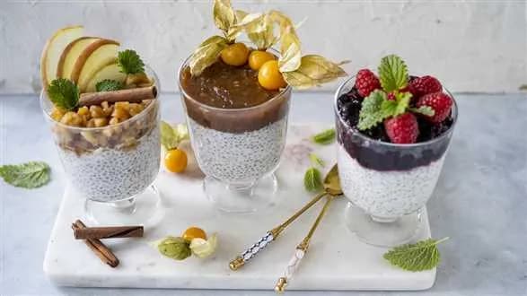 Szarlotkowy pudding chia