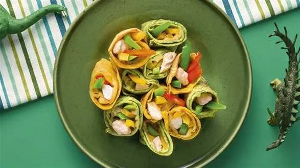 Naleśniki z kurczakiem i warzywami