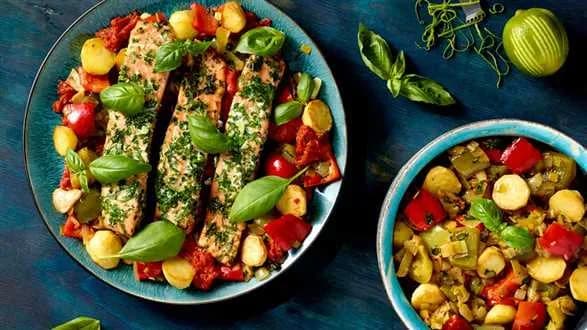 Filet z łososia w peperonacie