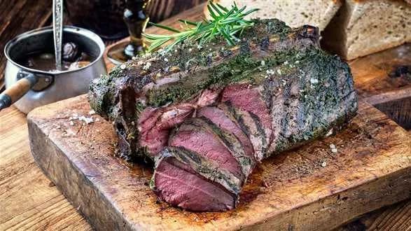 Stek z szynki z dzika w cytrynowym sosie