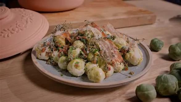 Brukselka zapiekana z boczkiem