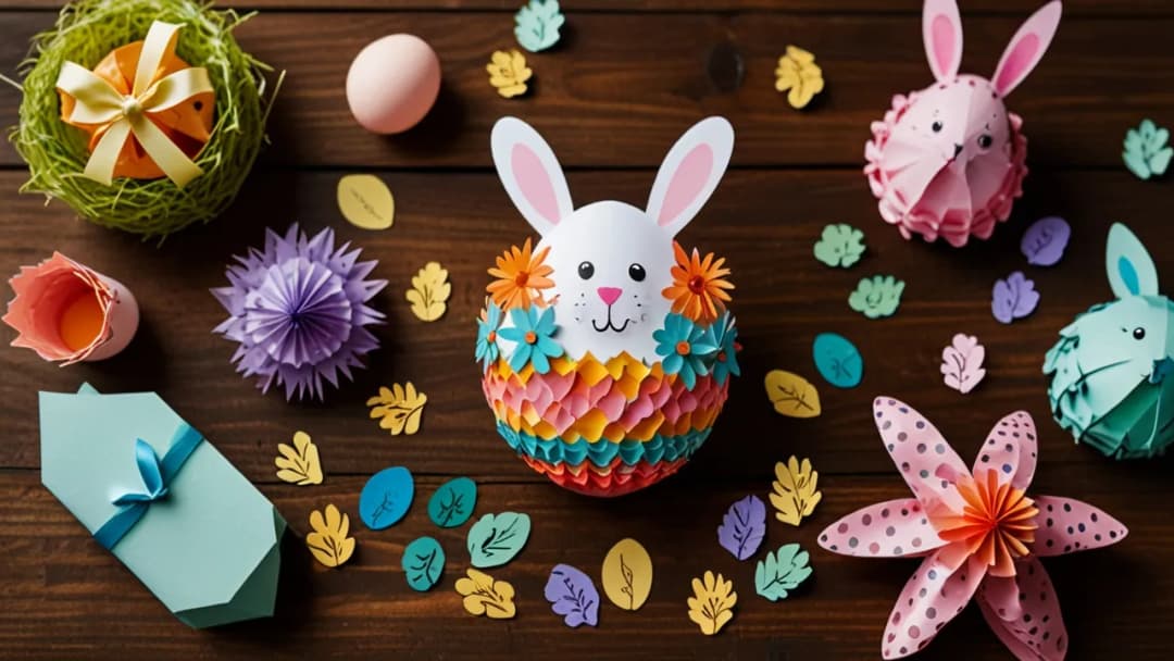 Ozdoby wielkanocne z papieru kolorowego: DIY krok po kroku na święta