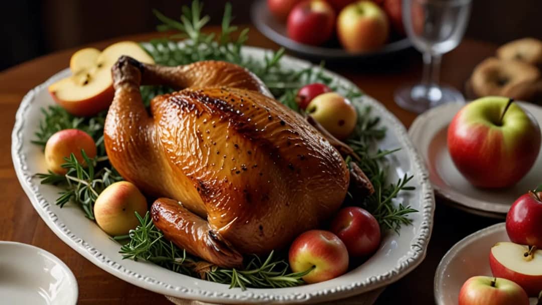 Kaczka nadziewana jabłkami: Przepis na aromatyczne danie świąteczne