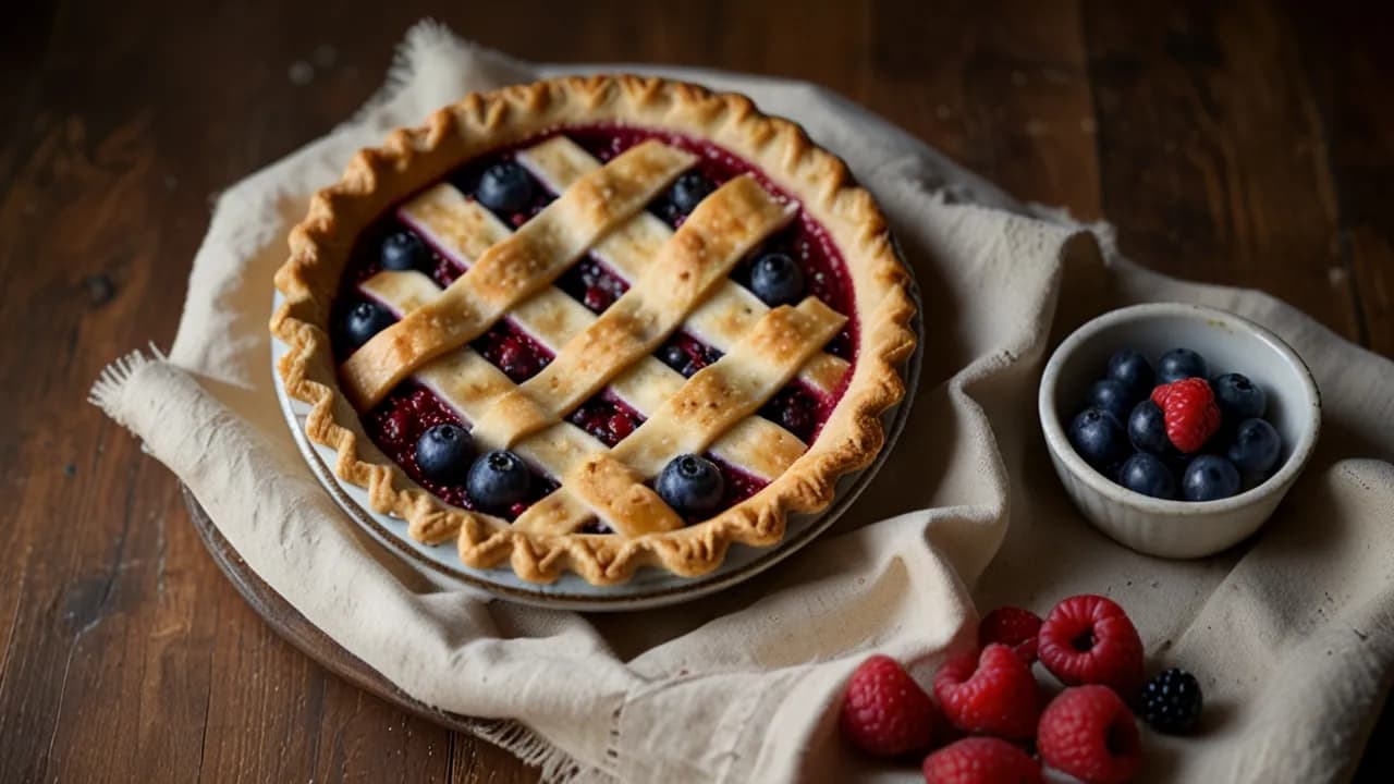 Jak zrobić domowe ciasto z owocami leśnymi: Pyszne ciasto z mieszanką leśnych owoców