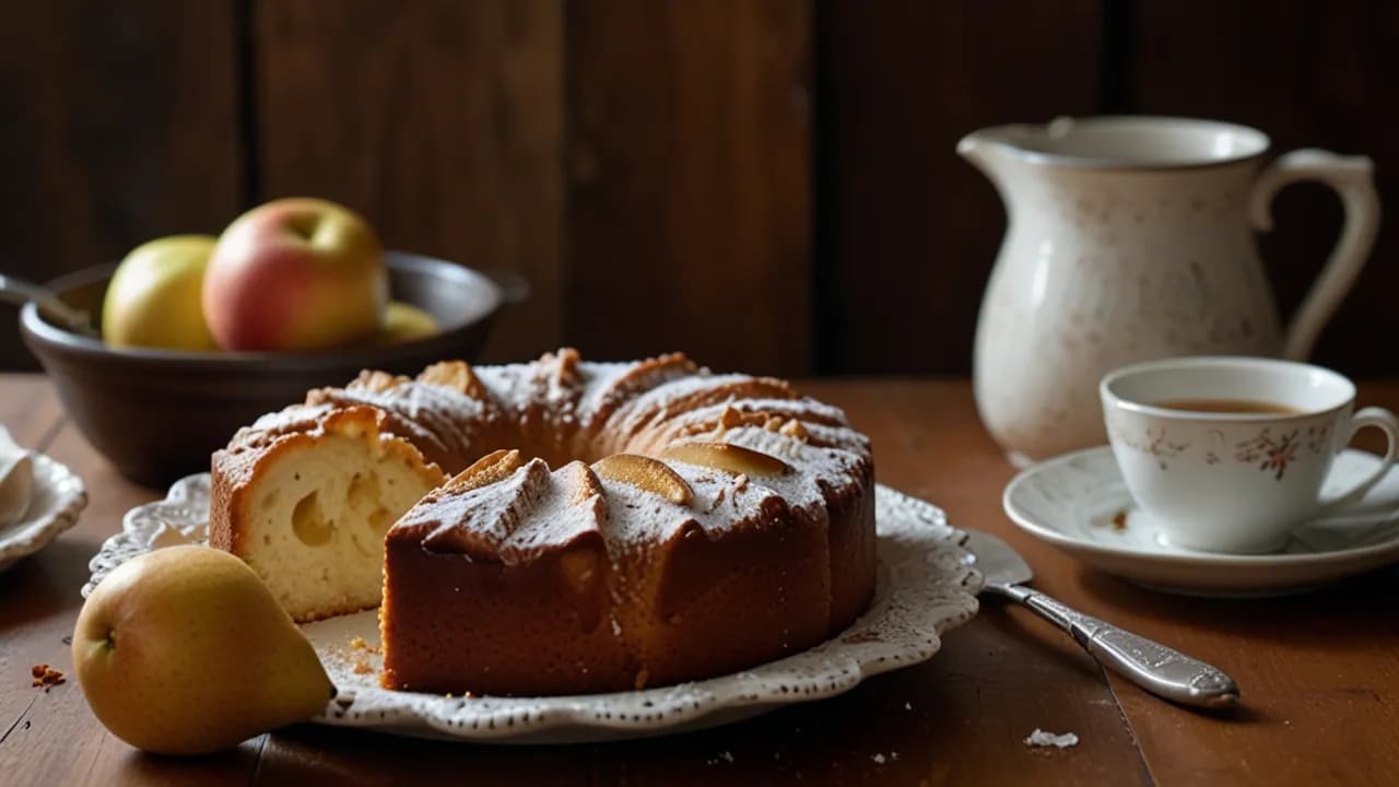 Jak zrobić domowe ciasto z gruszkami: Pyszny przepis na wilgotne ciasto z gruszkami