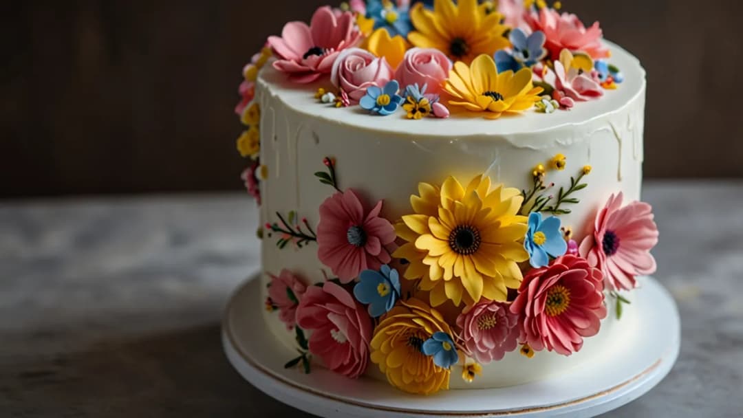 Jak zrobić wyjątkowy tort na 60 urodziny z kwiatami - porady i inspiracje
