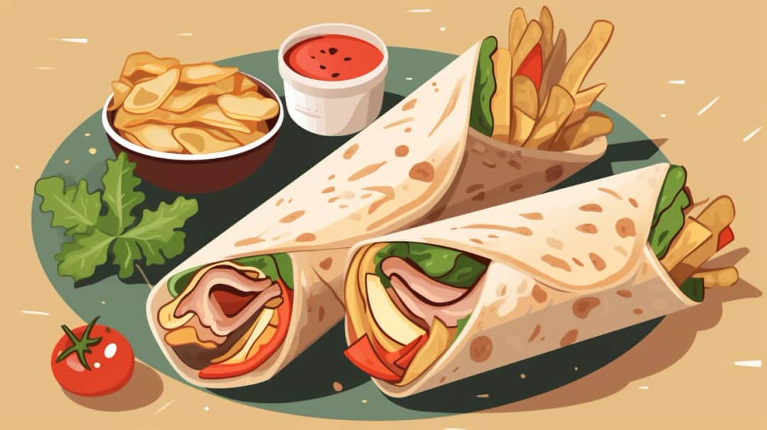 Ile kalorii ma kebab w tortilli - Kebab tortilla kcal