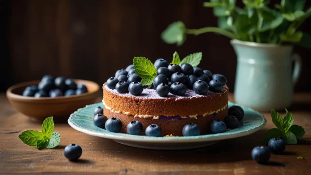 Jak zrobić domowe ciasto z jagodami i miętą: Przepis na ciasto jagodowe