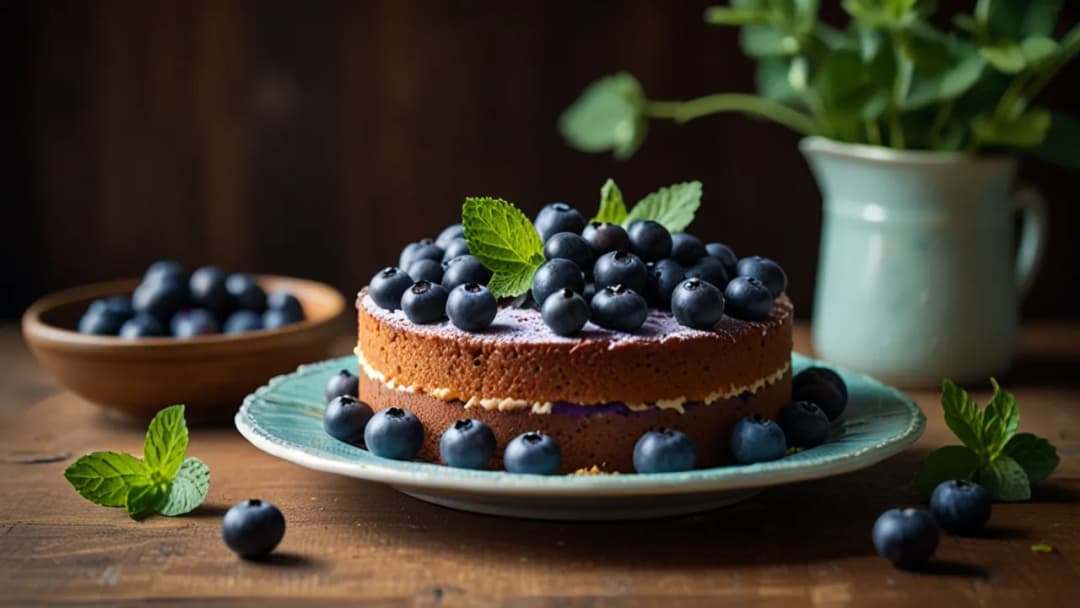 Jak zrobić domowe ciasto z jagodami i miętą: Przepis na ciasto jagodowe
