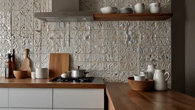 Jak wybrać płytki do białej kuchni z drewnianym blatem: Porady i wskazówki