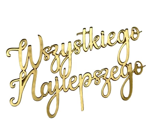 Jak zrobić perfekcyjny napis wszystkiego najlepszego na tort - poradnik