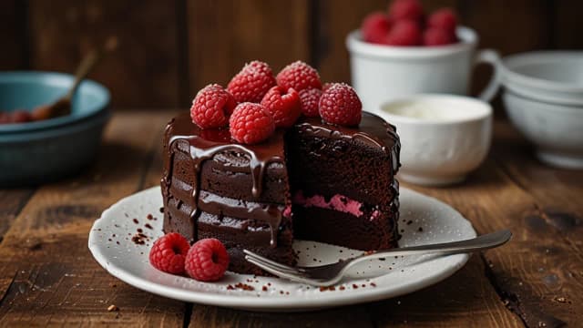 Jak zrobić domowe ciasto z czekoladą i malinami: Przepis na ciasto czekoladowe