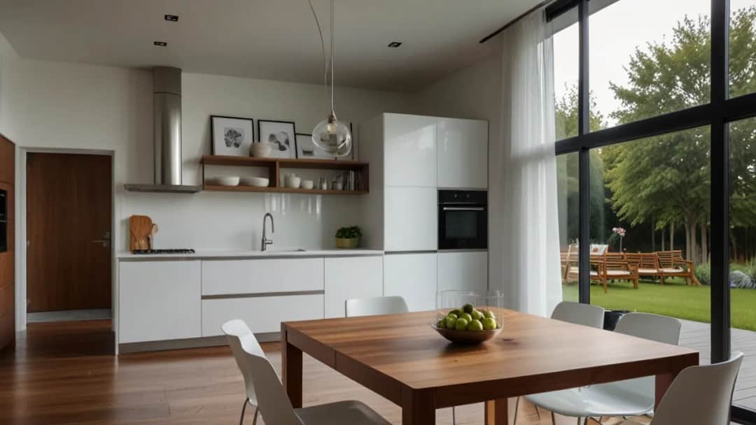 Jak przygotować białą kuchnię z drewnianym blatem: Przewodnik