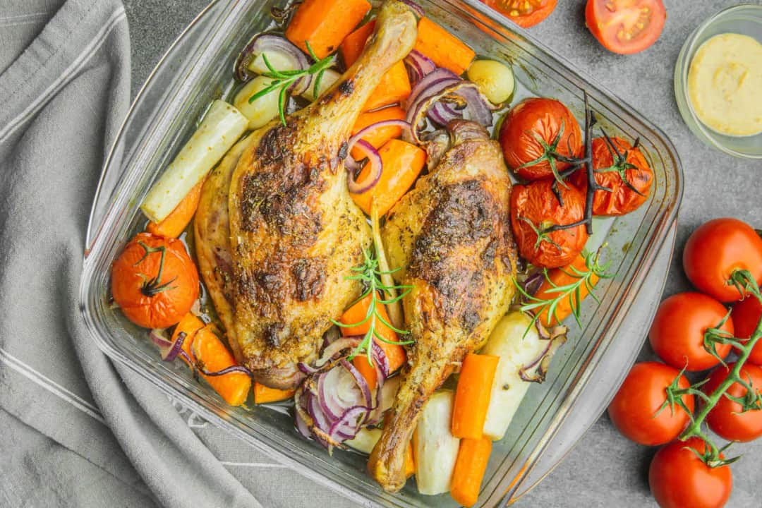 Najsmaczniejszy przepis na udko z kaczki z warzywami