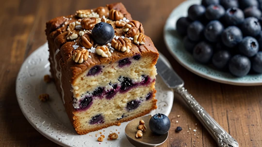 Jak zrobić domowe ciasto z jagodami i orzechami: Przepis na ciasto jagodowe