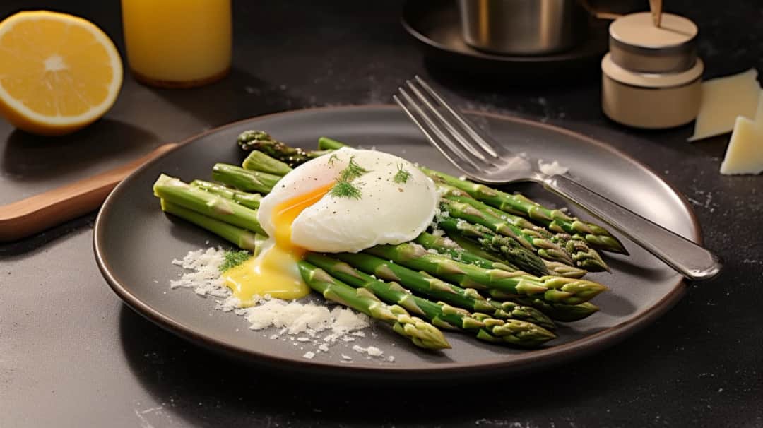 Przepis na szparagi zielone na obiad - smaczne danie z szparagami