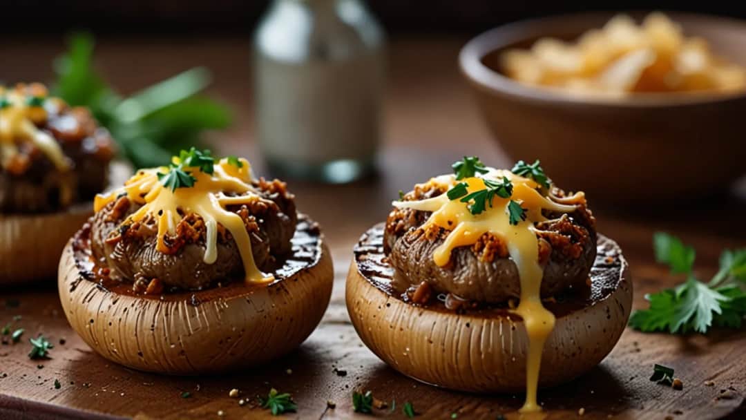 Pieczarki nadziewane mięsem mielonym: Smaczny i łatwy przepis